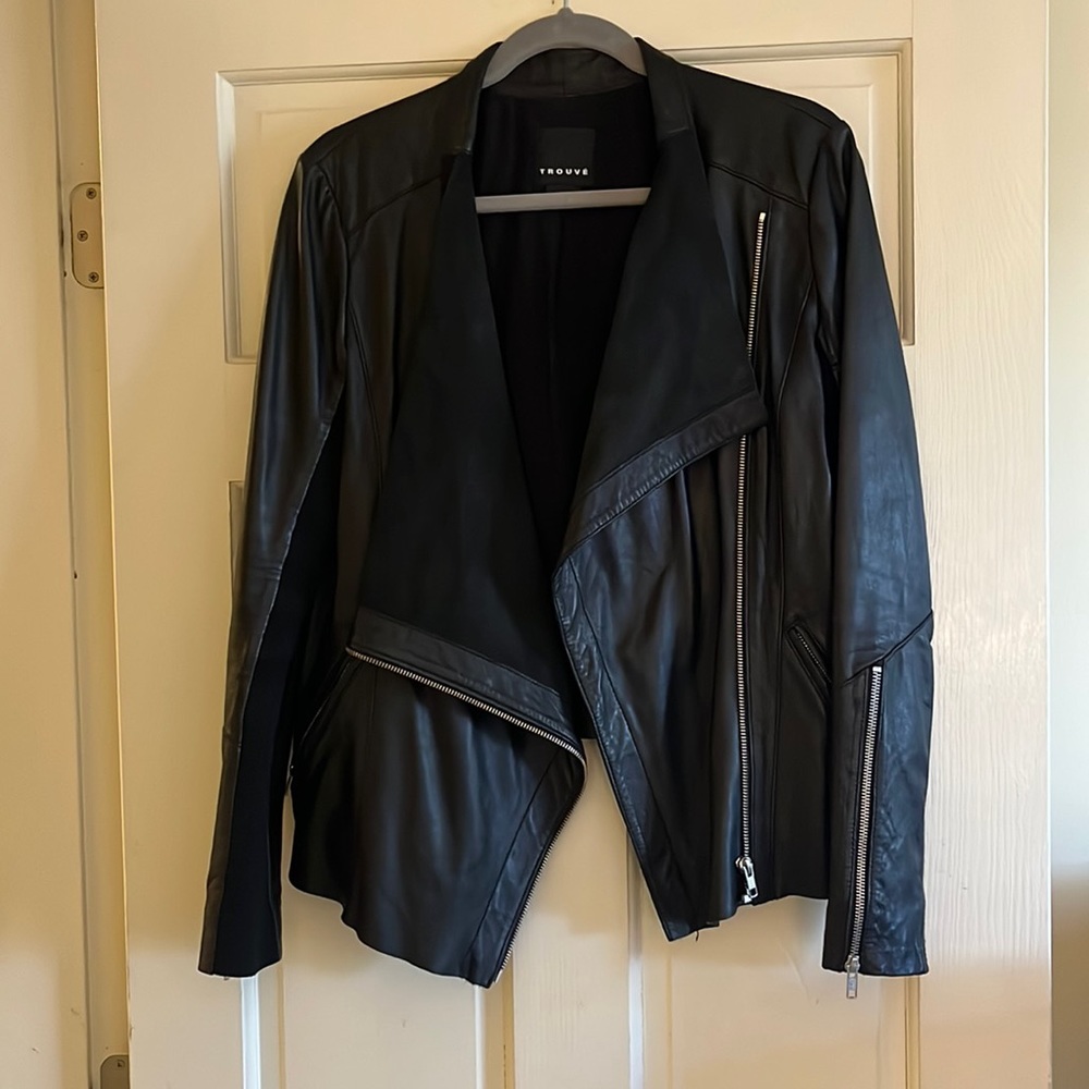 Trouvé Genuine Leather Jacket